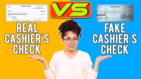 are you responsible for counterfeit cashiers checks